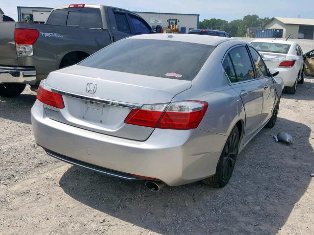 1HGCR2F84EA200135 - 2014 HONDA ACCORD EXL SILVER photo 4