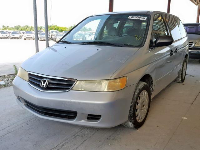 5FNRL18554B041042 - 2004 HONDA ODYSSEY LX GREEN photo 2