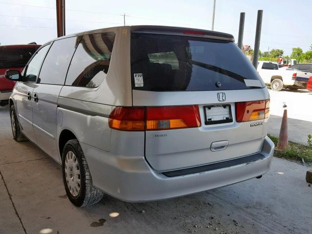 5FNRL18554B041042 - 2004 HONDA ODYSSEY LX GREEN photo 3