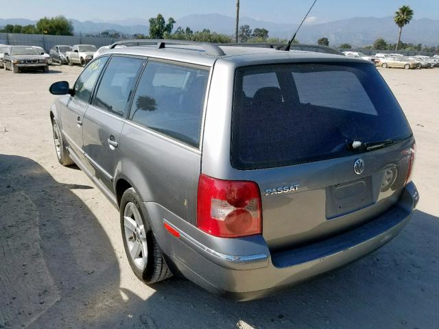 WVWWH63B14E233574 - 2004 VOLKSWAGEN PASSAT GLX 灰色 照片 3
