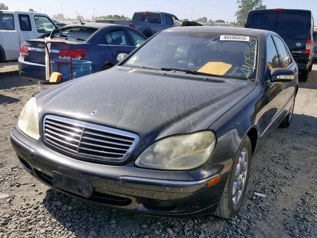 WDBNG70J42A286563 - 2002 MERCEDES-BENZ S 430 GRAY photo 2