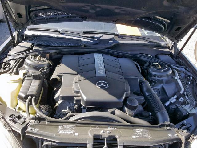 WDBNG70J42A286563 - 2002 MERCEDES-BENZ S 430 GRAY photo 7
