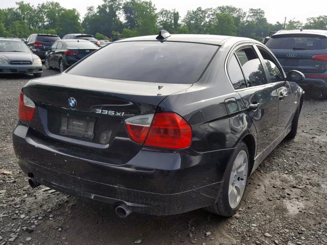 WBAVD53578A009716 - 2008 BMW 335 XI BLACK photo 4