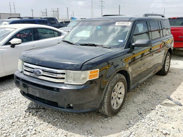 2FMGK5BC3ABA67930 - 2010 FORD FLEX SE BLACK photo 2