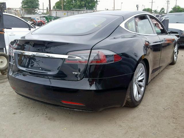 5YJSA1E26JF261710 - 2018 TESLA MODEL S BLACK photo 4