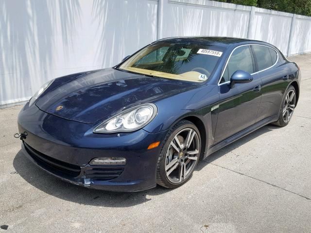 WP0AB2A75AL065495 - 2010 PORSCHE PANAMERA S BLUE photo 2