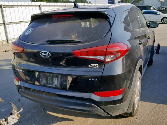 KM8J3CA42JU717858 - 2018 HYUNDAI TUCSON SEL BLACK photo 4