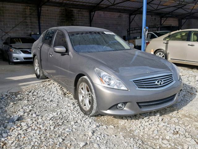 JN1CV6AP3DM303756 - 2013 INFINITI G37 BASE GRAY photo 1