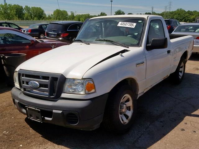 1FTYR10D59PA40077 - 2009 FORD RANGER WHITE photo 2