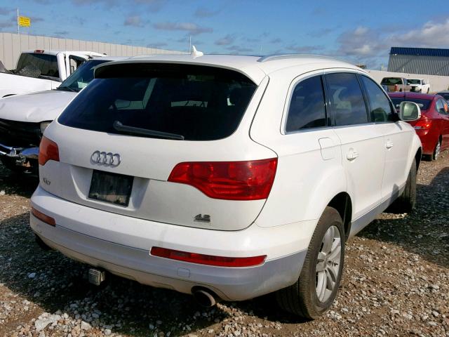 WA1AV74LX7D020319 - 2007 AUDI Q7 4.2 QUA WHITE photo 4