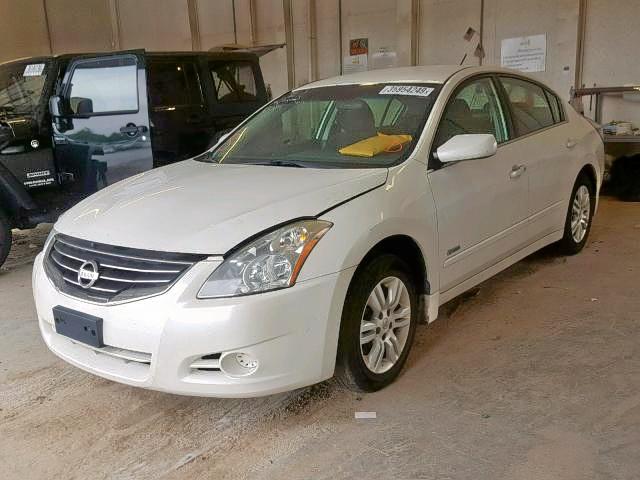 1N4CL2AP7AC126633 - 2010 NISSAN ALTIMA HYB WHITE photo 2