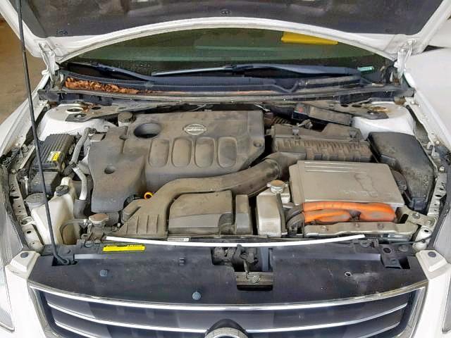 1N4CL2AP7AC126633 - 2010 NISSAN ALTIMA HYB WHITE photo 7