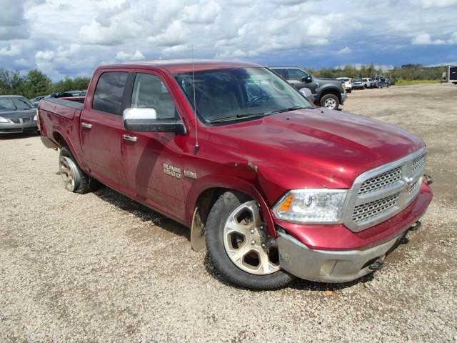 1C6RR7NT7DS635047 - 2013 RAM 1500 LARAM RED photo 1