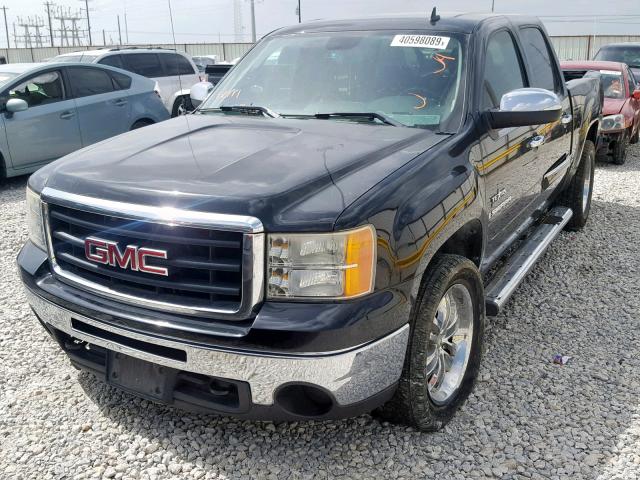 3GTEC23J29G139777 - 2009 GMC SIERRA C15 BLACK photo 2