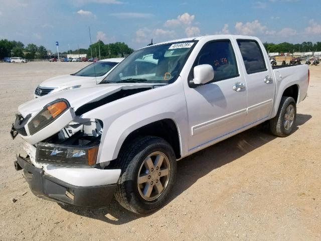 1GCDSCF90B8132800 - 2011 CHEVROLET COLORADO L WHITE photo 2