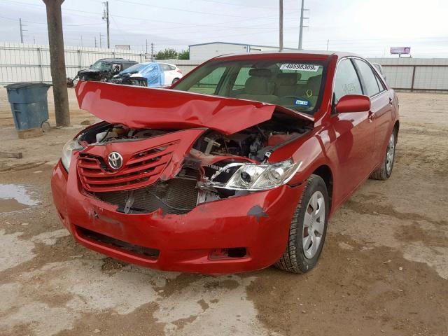 4T1BE46K67U065766 - 2007 TOYOTA CAMRY NEW RED photo 2