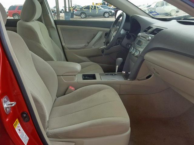 4T1BE46K67U065766 - 2007 TOYOTA CAMRY NEW RED photo 5