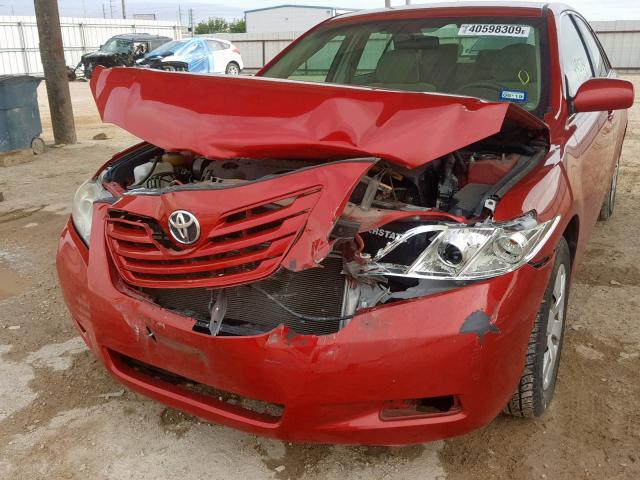 4T1BE46K67U065766 - 2007 TOYOTA CAMRY NEW RED photo 9