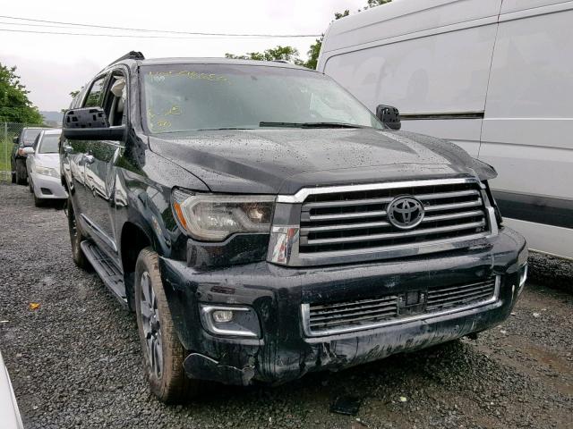 5TDJY5G13JS159800 - 2018 TOYOTA SEQUOIA LI BLACK photo 1