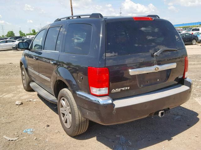 1A8HW58227F505090 - 2007 CHRYSLER ASPEN LIMI BLACK photo 3