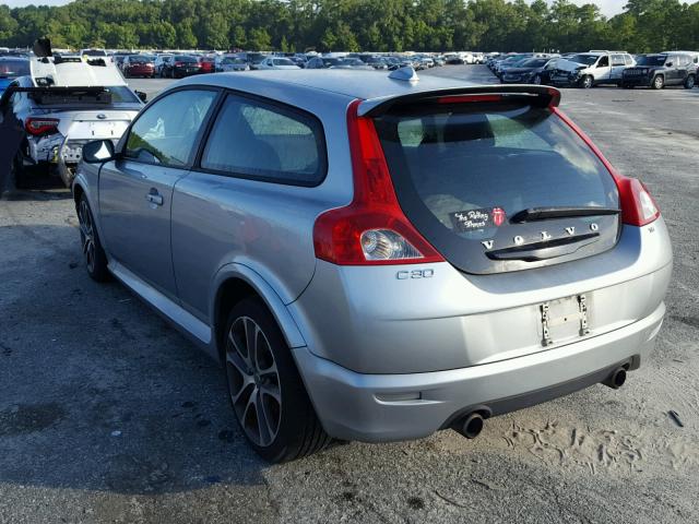 YV1MK672492121728 - 2009 VOLVO C30 T5 SILVER photo 3