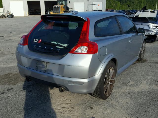 YV1MK672492121728 - 2009 VOLVO C30 T5 SILVER photo 4