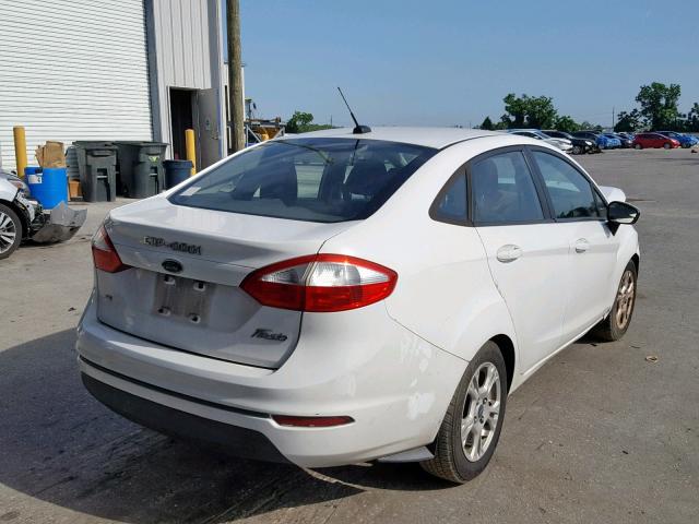 3FADP4BJ0EM154518 - 2014 FORD FIESTA SE WHITE photo 4