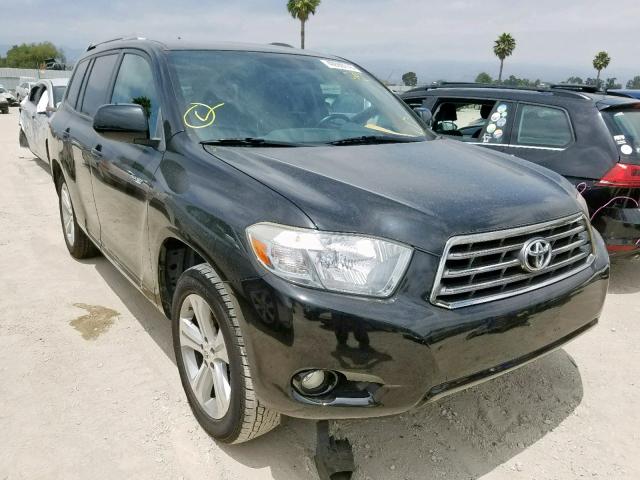 JTEDS43AX92077687 - 2009 TOYOTA HIGHLANDER BLACK photo 1