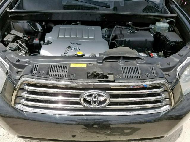 JTEDS43AX92077687 - 2009 TOYOTA HIGHLANDER BLACK photo 7