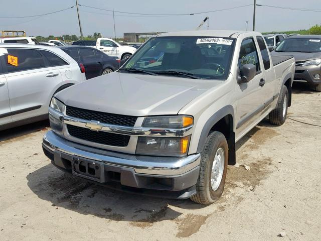 1GCDT196248147305 - 2004 CHEVROLET COLORADO TAN photo 2