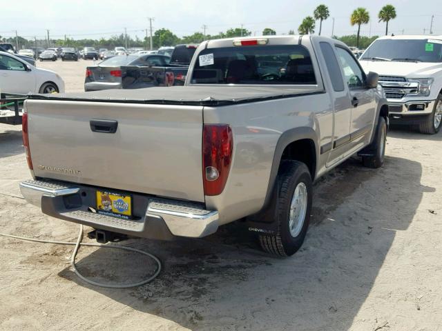 1GCDT196248147305 - 2004 CHEVROLET COLORADO TAN photo 4