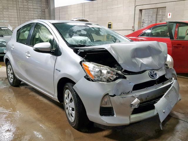 JTDKDTB39C1508939 - 2012 TOYOTA PRIUS C SILVER photo 1