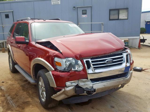 1FMEU6EE5AUA21515 - 2010 FORD EXPLORER E MAROON photo 1