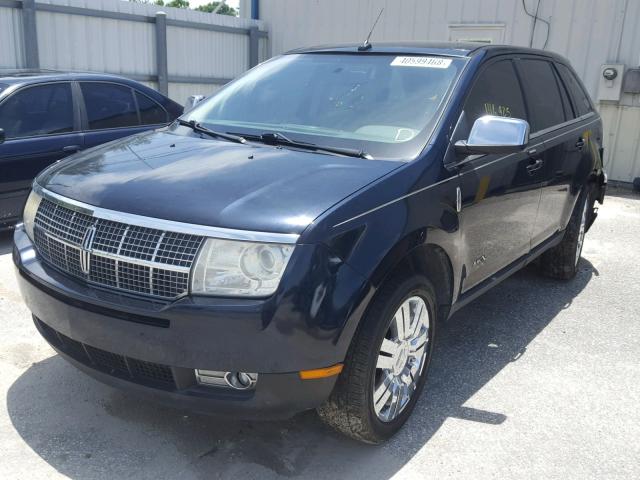 2LMDU68C78BJ14238 - 2008 LINCOLN MKX BLACK photo 2