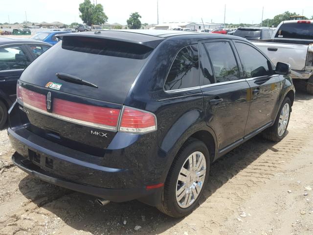 2LMDU68C78BJ14238 - 2008 LINCOLN MKX BLACK photo 4