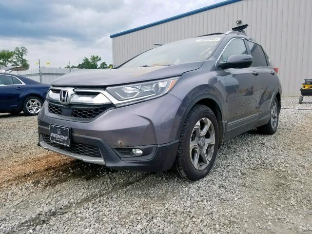 7FARW1H85HE039674 - 2017 HONDA CR-V EXL GRAY photo 2