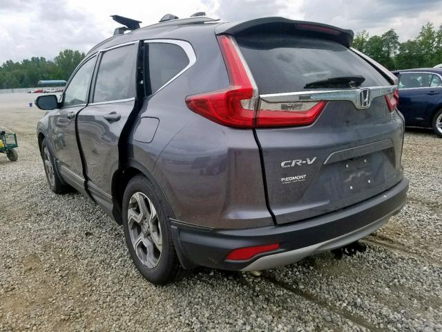 7FARW1H85HE039674 - 2017 HONDA CR-V EXL GRAY photo 3