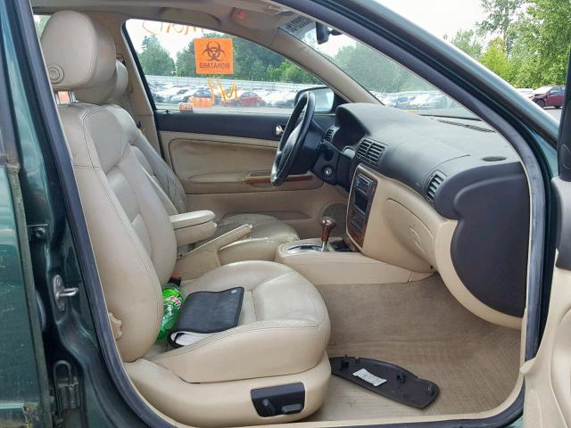 WVWVD23B5YE186779 - 2000 VOLKSWAGEN PASSAT GLX 绿色 照片 5