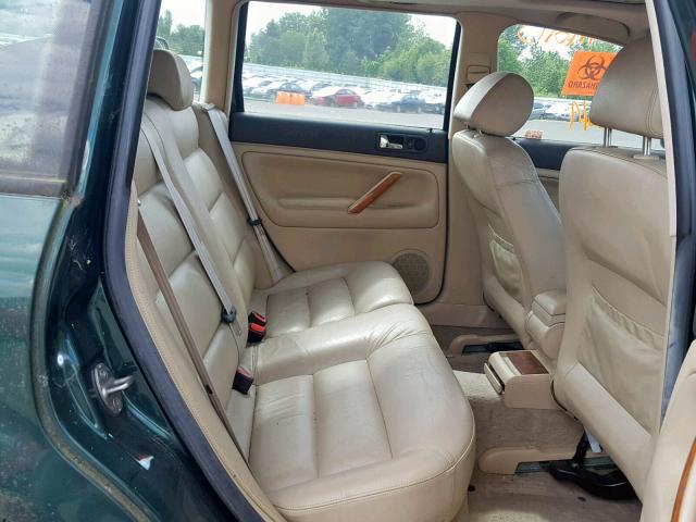 WVWVD23B5YE186779 - 2000 VOLKSWAGEN PASSAT GLX 绿色 照片 6
