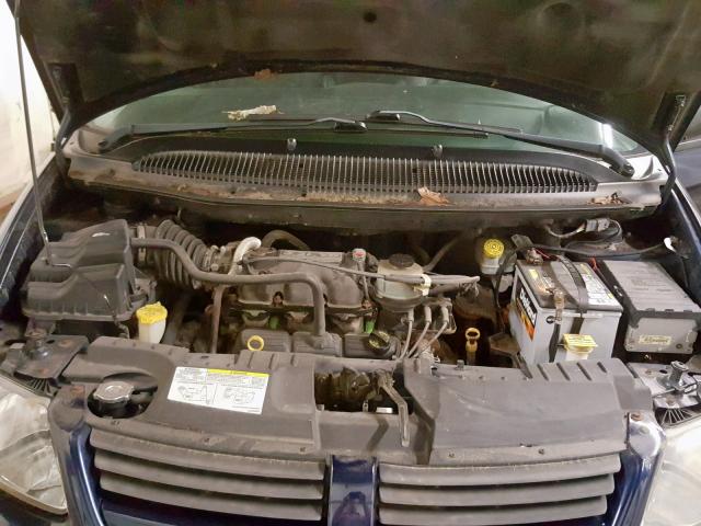 1D4GP25R36B588621 - 2006 DODGE CARAVAN SE BLUE photo 7