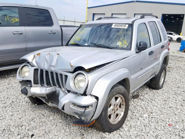 1J4GL58K72W178104 - 2002 JEEP LIBERTY LI SILVER photo 2