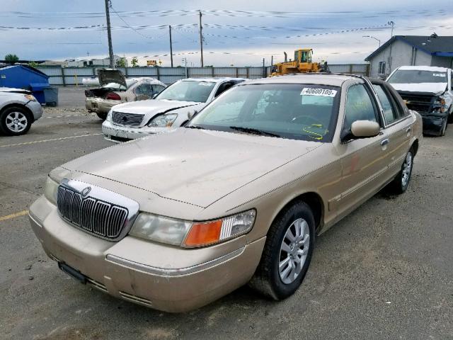 2MEFM74W6YX717410 - 2000 MERCURY GRAND MARQ TAN photo 2