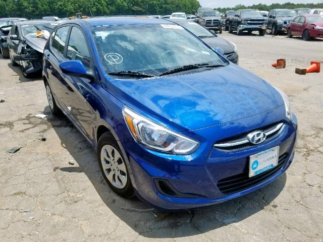 KMHCT5AE6HU307815 - 2017 HYUNDAI ACCENT SE BLUE photo 1