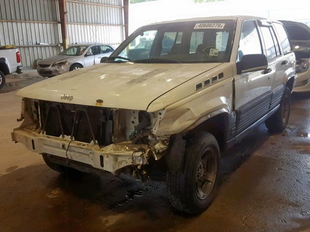 1J4FX58S3WC139940 - 1998 JEEP GRAND CHER WHITE photo 2