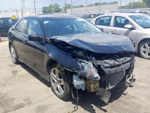 3FAHP0KC9AR223263 - 2010 FORD FUSION SPO BLACK photo 1