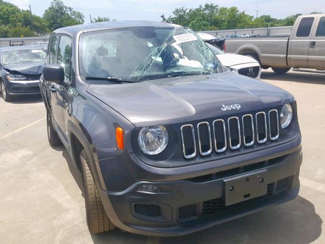 ZACCJBAB7JPH58581 - 2018 JEEP RENEGADE S BLACK photo 1