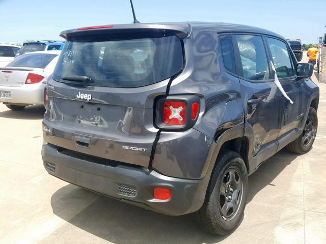 ZACCJBAB7JPH58581 - 2018 JEEP RENEGADE S BLACK photo 4