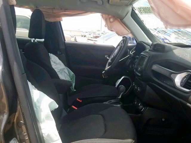 ZACCJBAB7JPH58581 - 2018 JEEP RENEGADE S BLACK photo 5