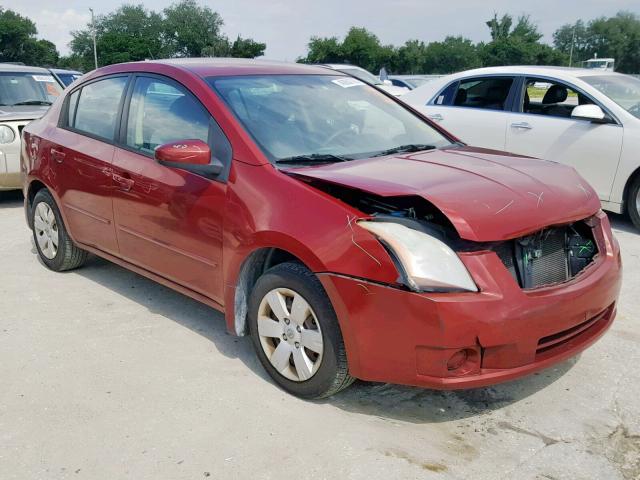 3N1AB61E78L627937 - 2008 NISSAN SENTRA 2.0 MAROON photo 1