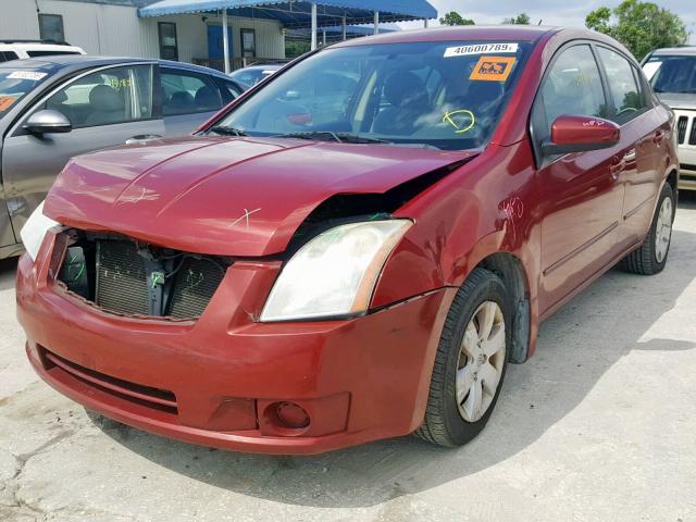 3N1AB61E78L627937 - 2008 NISSAN SENTRA 2.0 MAROON photo 2